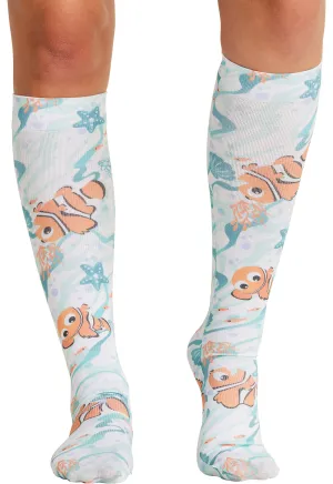 Tooniforms Comfort Support Knee High 8-15mmHg Compression Socks Swim Fast