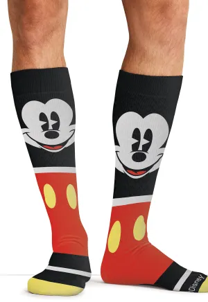 Tooniforms Men's 10-15mmHg Compression Socks Happy Go Mickey
