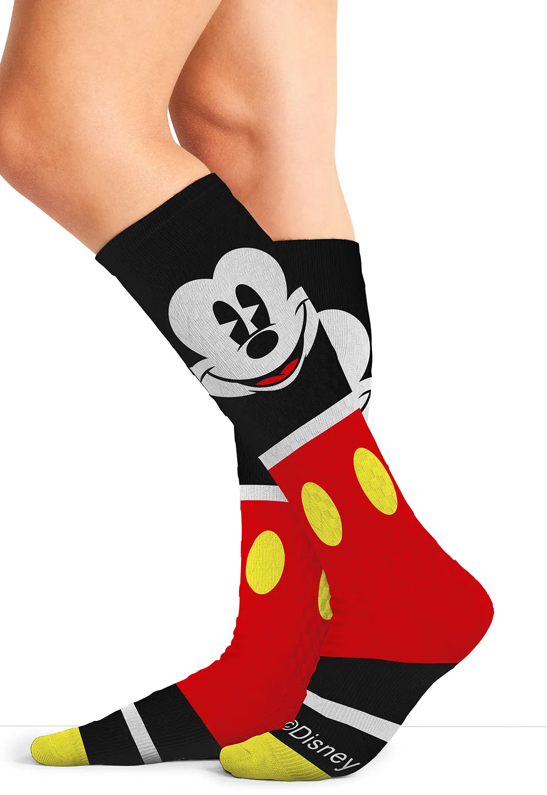 Tooniforms Women's 10-15mmHg Compression Socks My Mickey