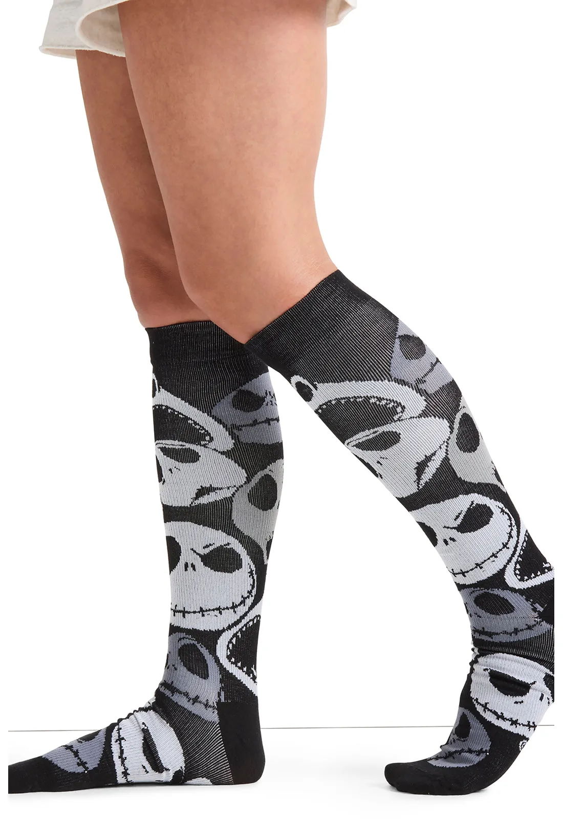 Tooniforms Women's 10-15mmHg Compression Socks My Scary Face