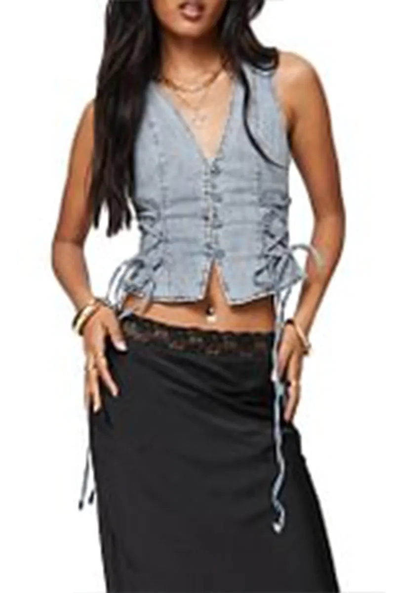 TR3266 Waistcoat Vest Top Outerwear