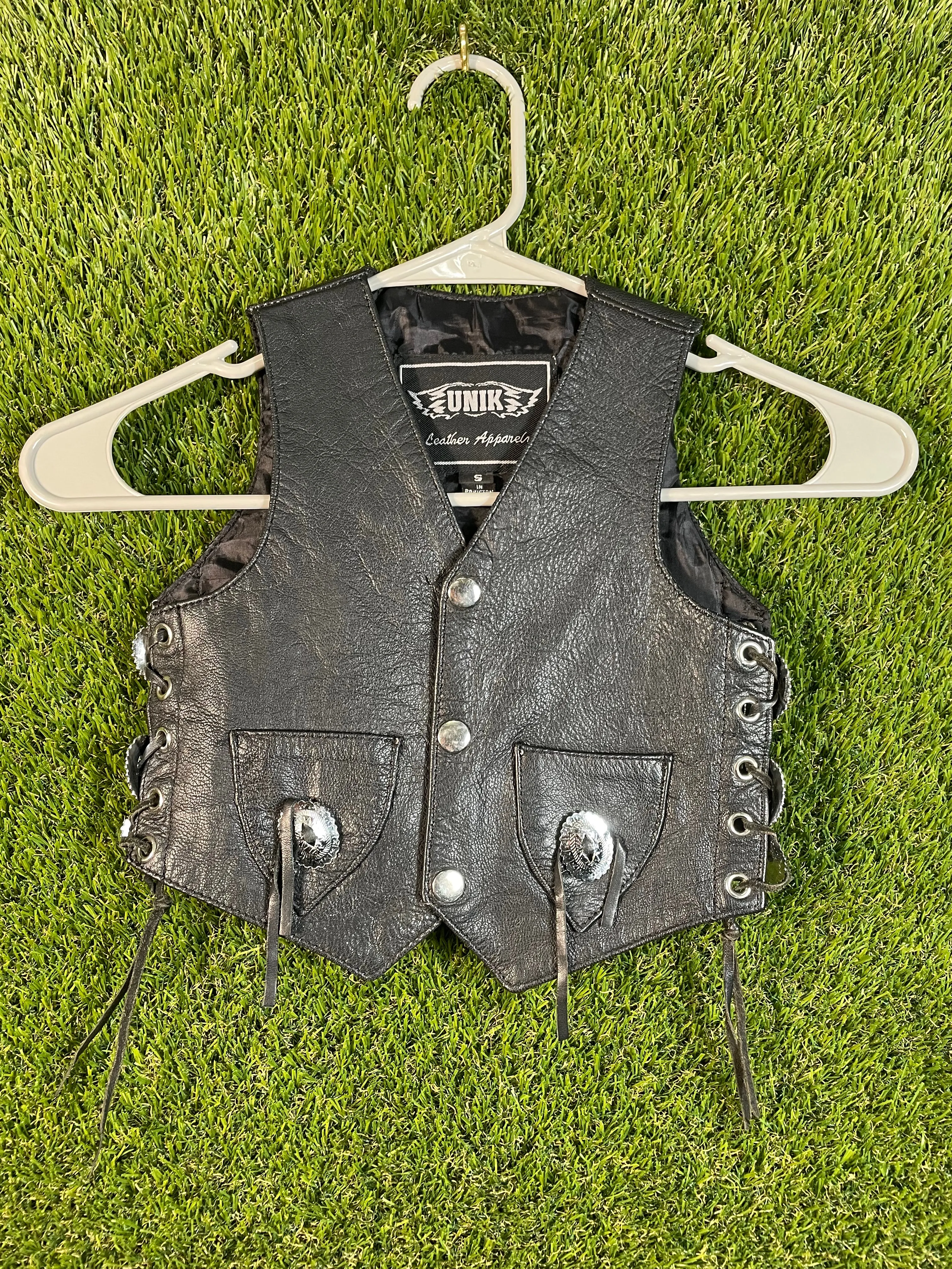 UNIK Leather Kid's Vest