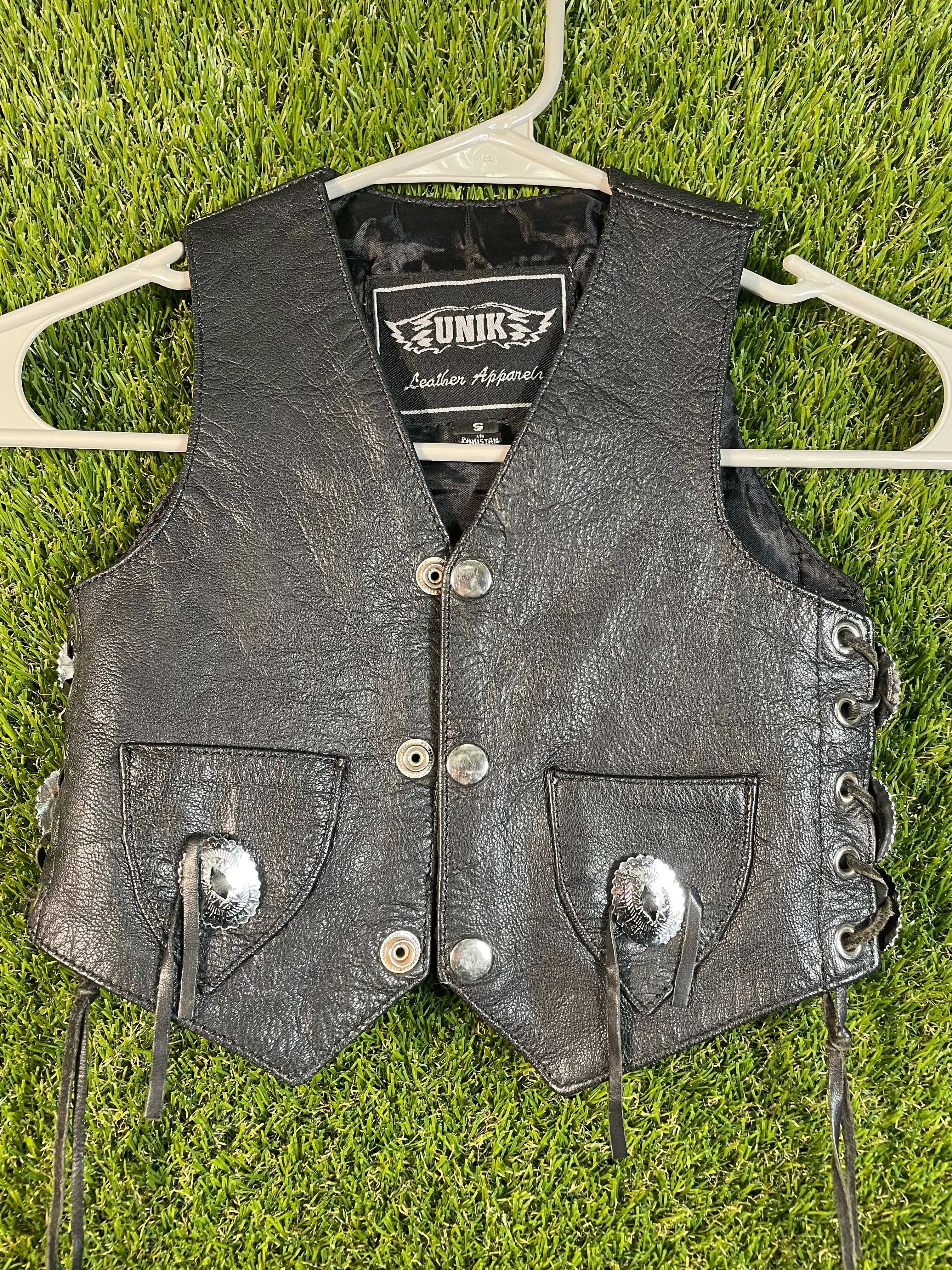 UNIK Leather Kid's Vest