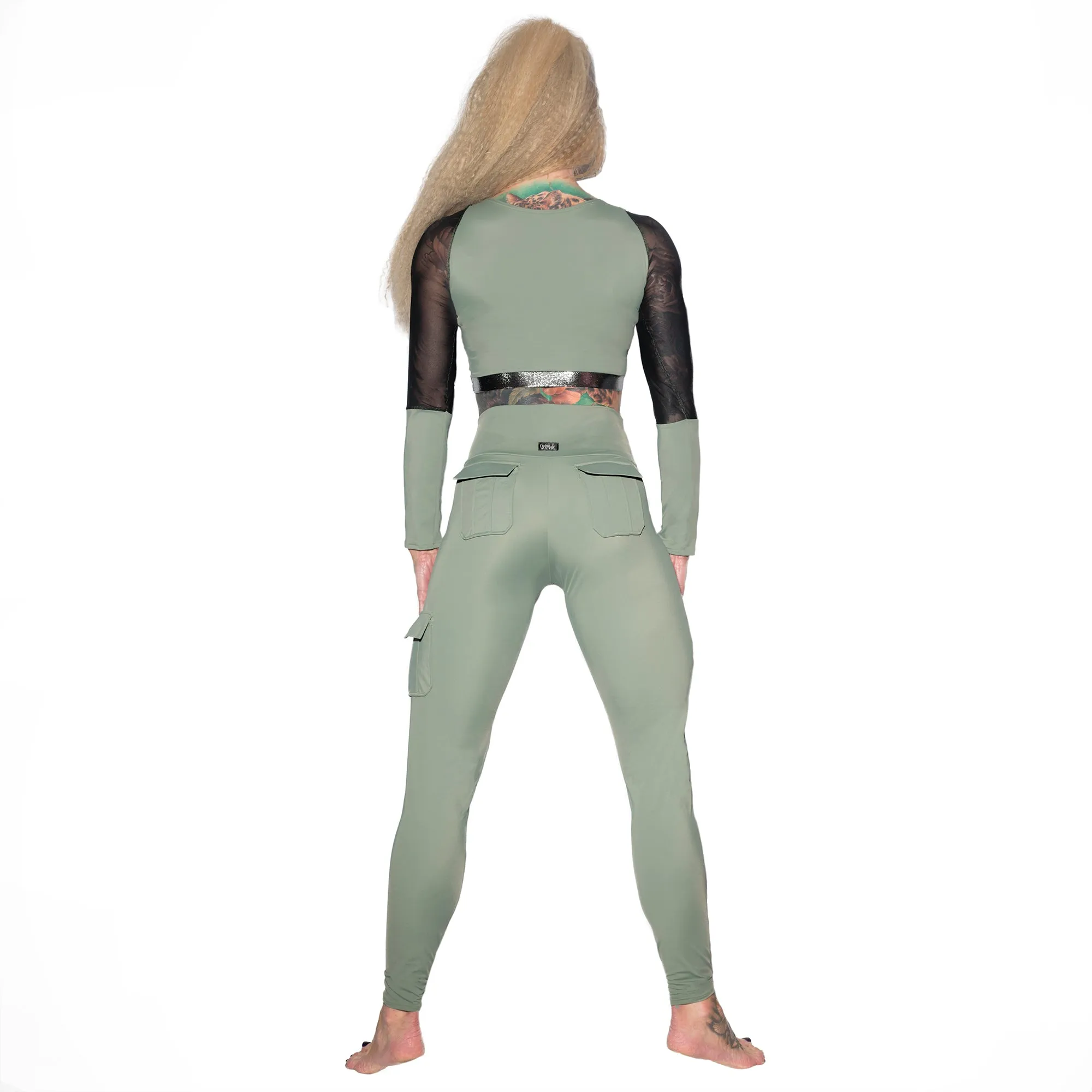 Valencia Eco Long Sleeve Top - Olive
