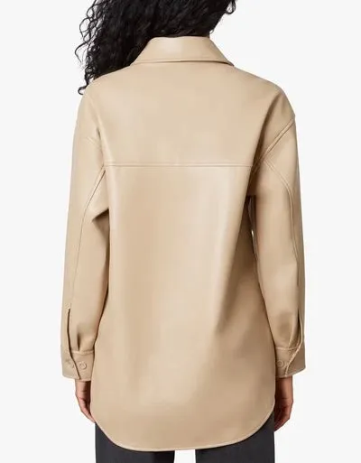Vegan Leather Shacket