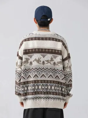Vintage Rabbits Knitted Sweater