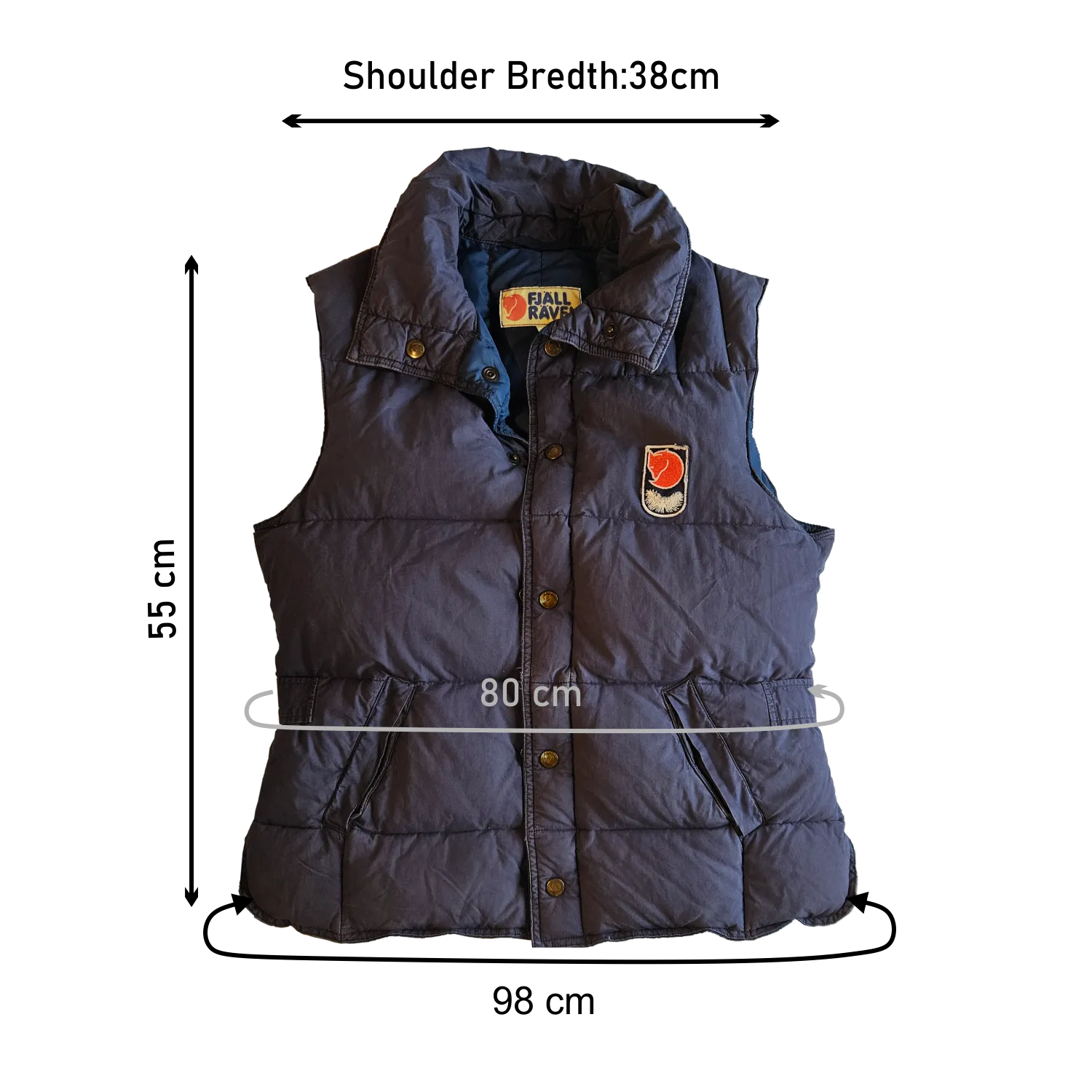 Vintage Sleeveless Puff Jacket - FJÄLL RÄVEN