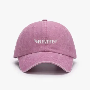 Vintage Washed Embroidered Baseball Cap (100% Cotton)