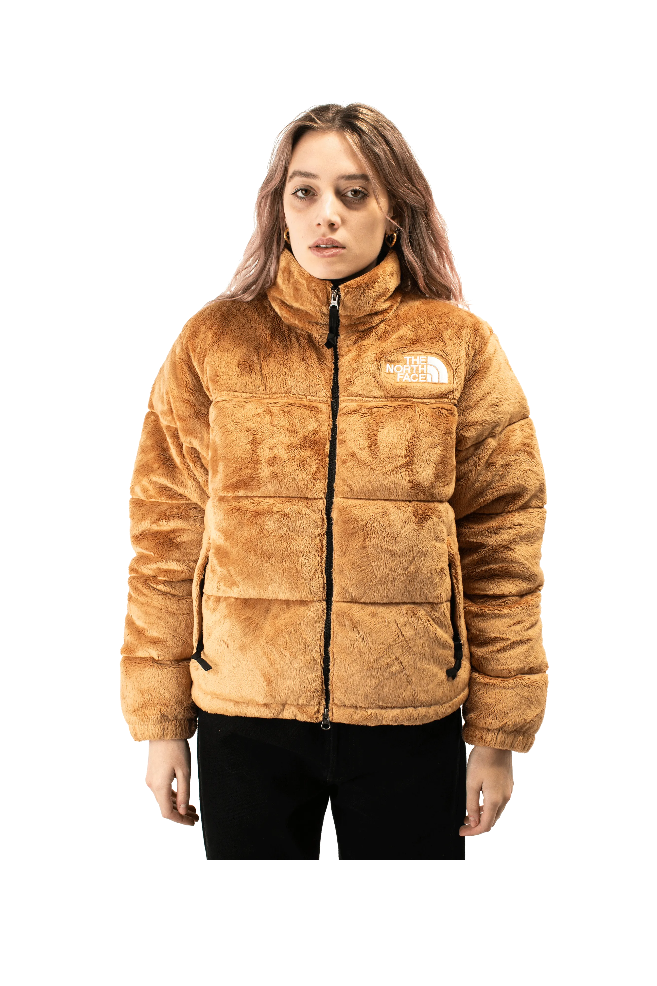 W Versa Velour Nuptse Jacket