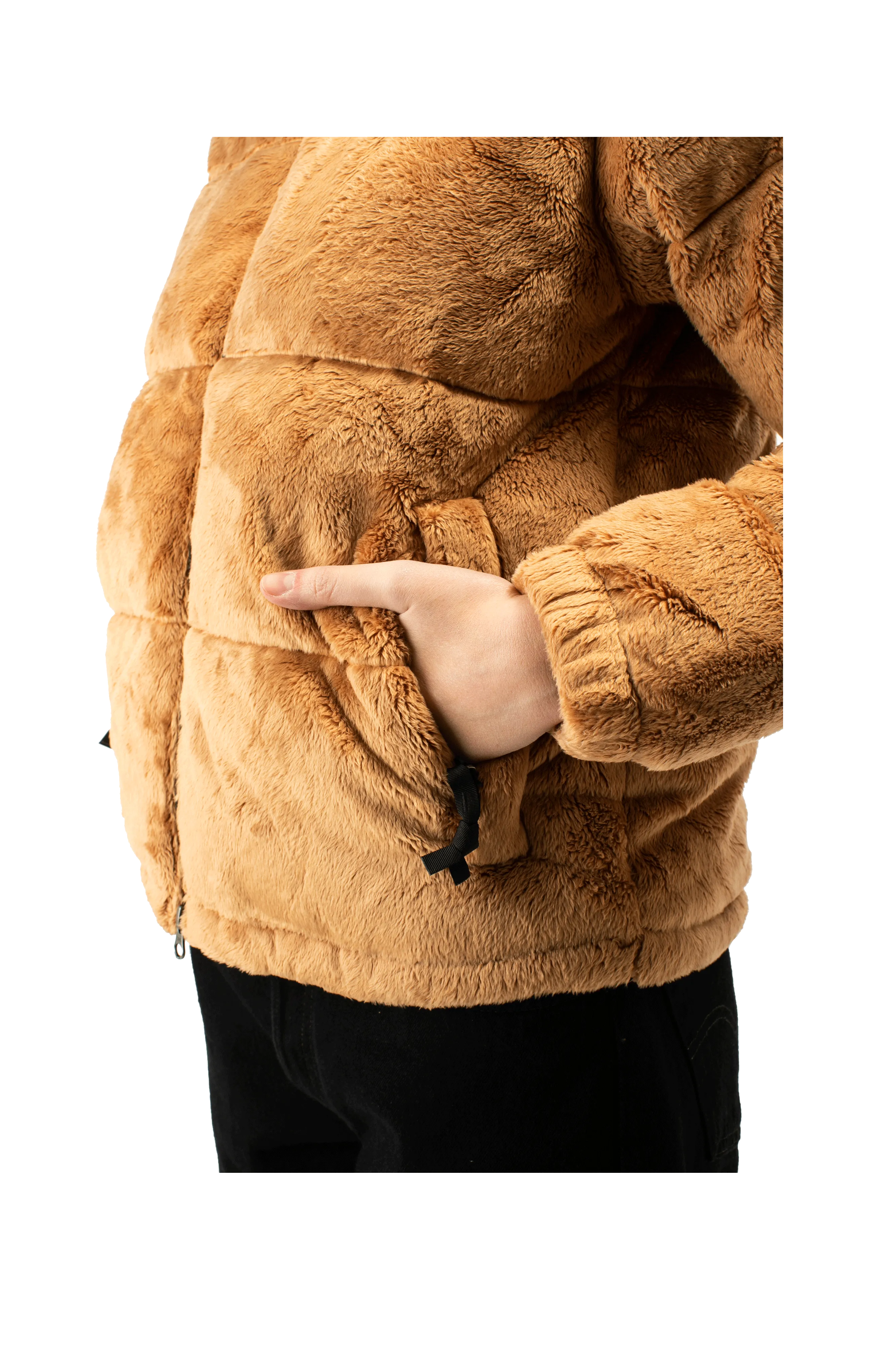 W Versa Velour Nuptse Jacket