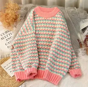 Wolffmode Oversized Striped Sweater