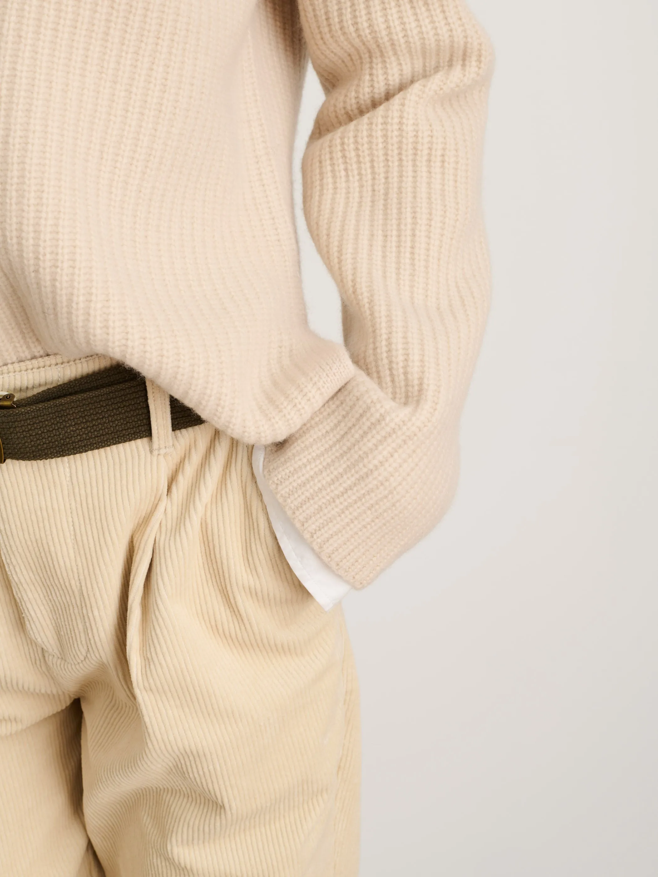 Women | Felix Zip Sweater | Merino Wool Buttermilk