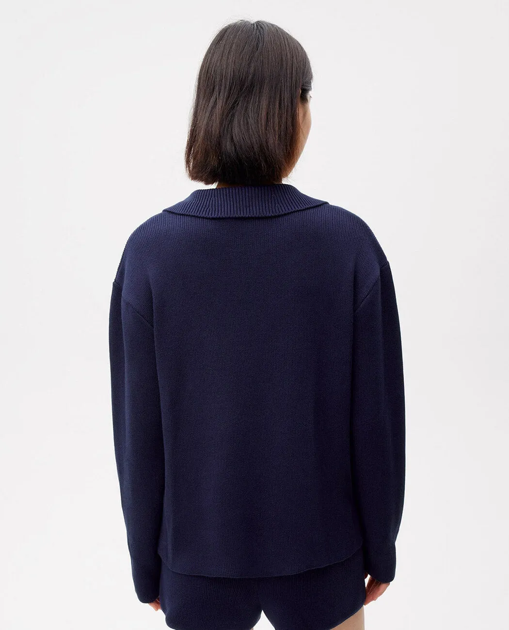 Women Open Collar Sweaters