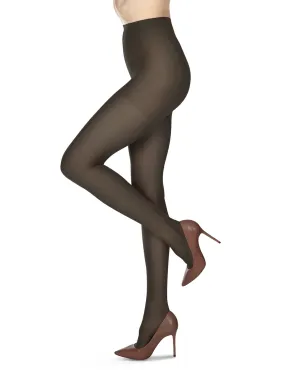 Women's 12 Denier Soft Sheen Crystal Sheer Control Top Pantyhose