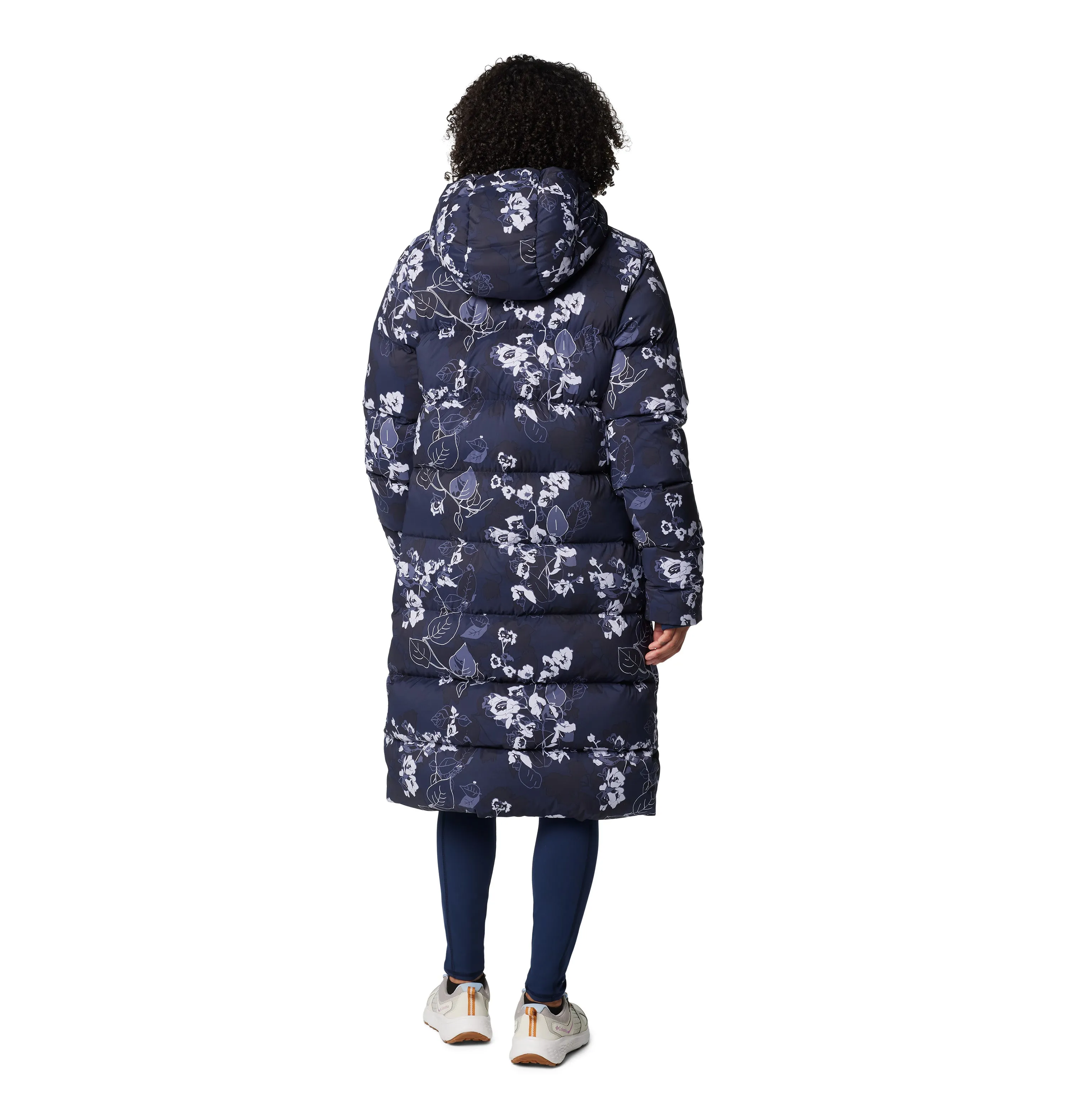 Women's Boundless Days Print Long Down Jacket Outerwear