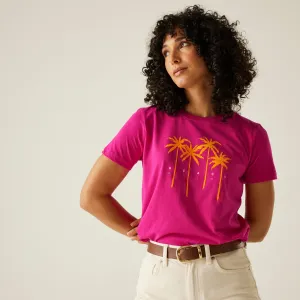 Women's Filandra VX T-Shirt | Pink Fusion Beach Palm