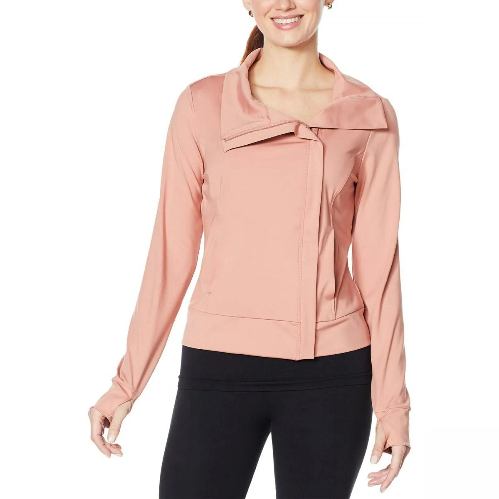 WVVY Women's Power Moto Jacker Dark Blush Medium