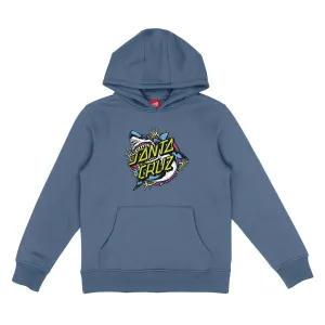 Youth Shark Dot Front Santa Cruz Youth Hood