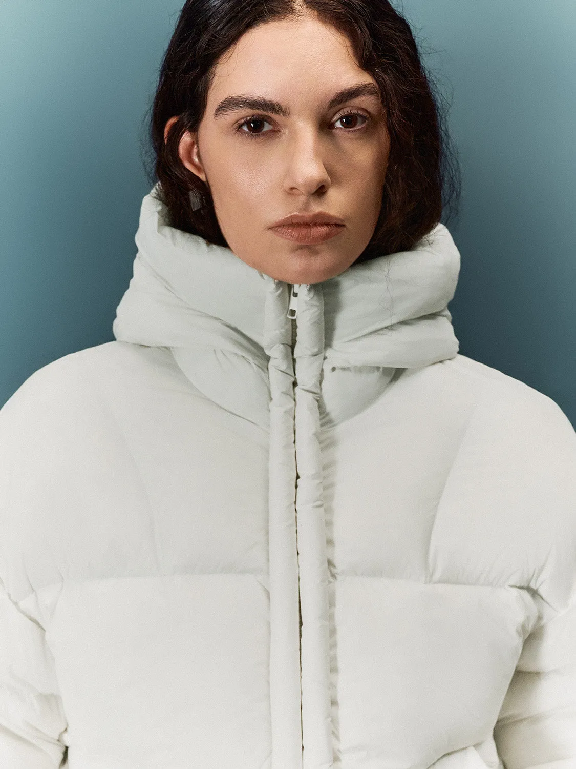 Zip Up Front Down Outerwear