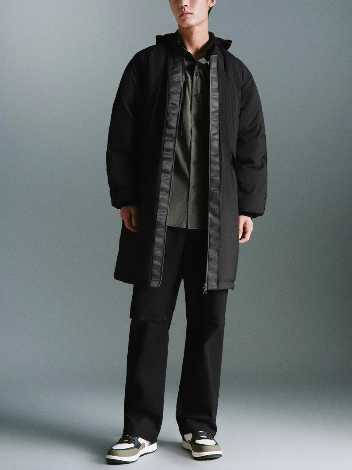 Zip Up Front Down Outerwear