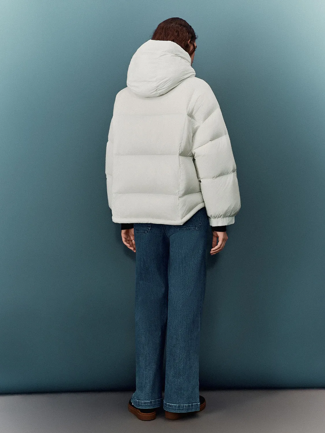 Zip Up Front Down Outerwear